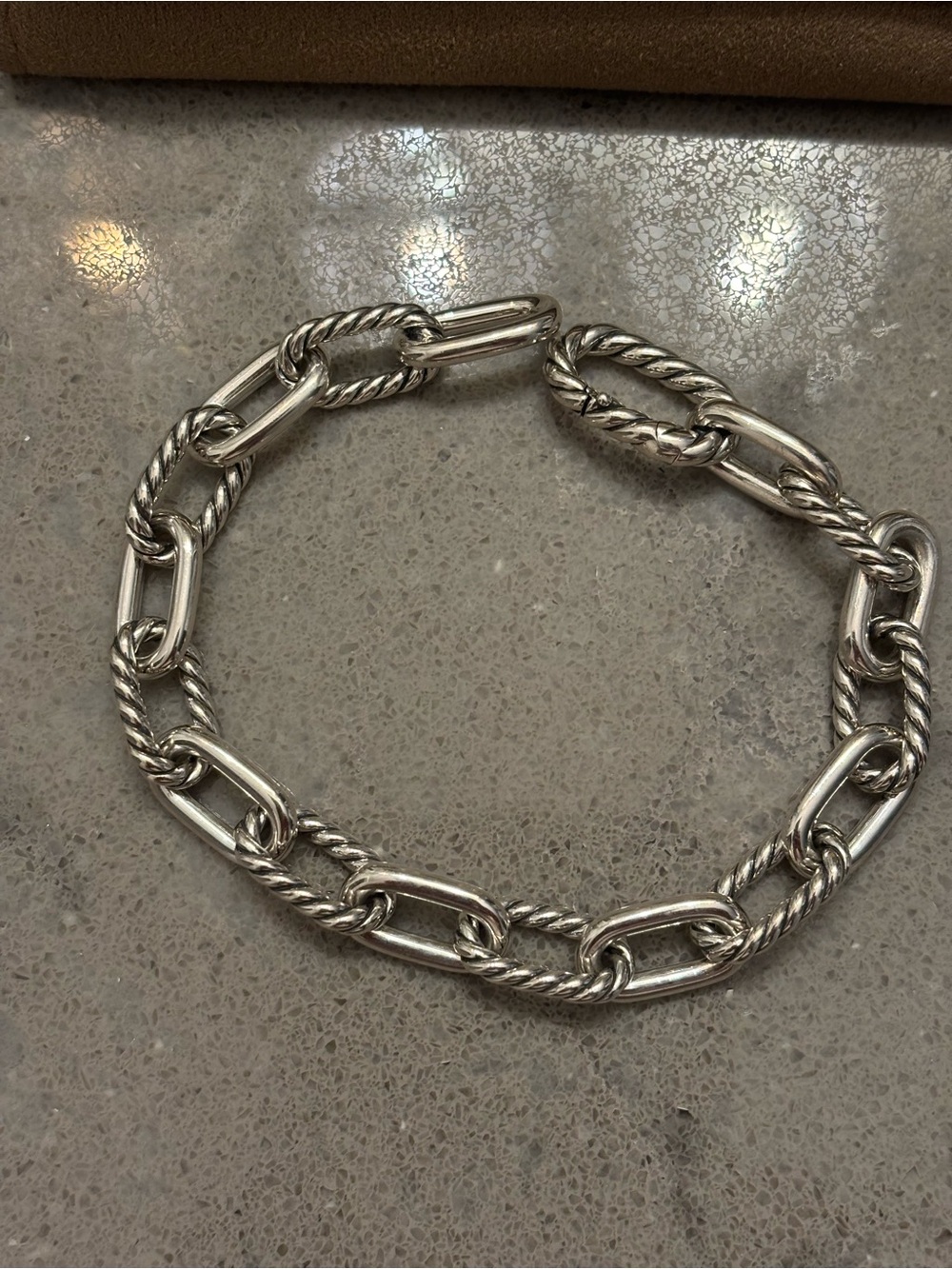 David Yurman Sterling Silver Madison Chain Bracelet updated with DY stamp photo - Picture 2 of 13